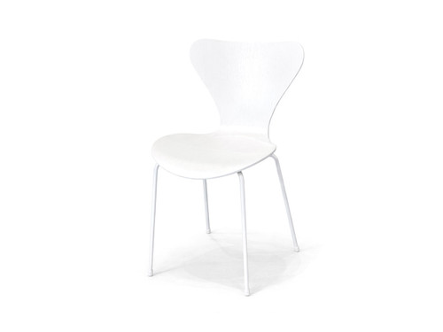 Series 7 Dining Chair - White Coloured Veneer