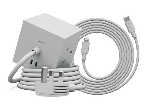 Square 1 USB-C Extension Lead Set - Gotland Grey