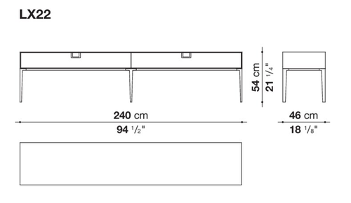 Alcor 2 Drawer Console Table