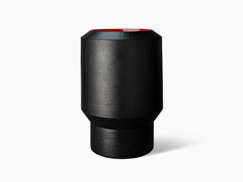 Black Round Vase - Tribe Collection