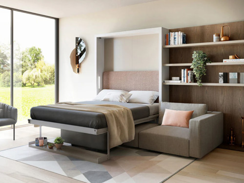 Swing Sectional Sofa with Bed