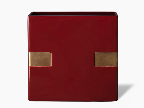 Bordeuax Brass Vase - Equilibri Collection
