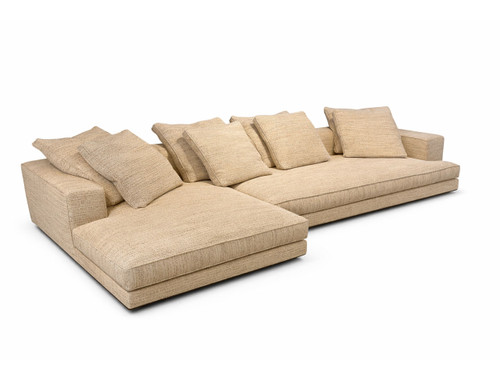 Arbiter Modular Sofa with Chaise - Woven Fabric 
