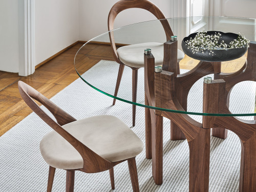 Augusto Glass Dining Table