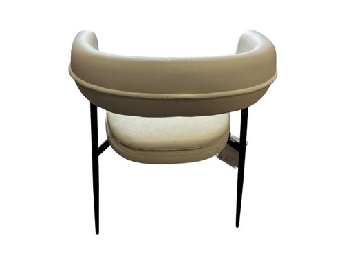 Nena 2262 Small Armchair - White Leather- Set of 3