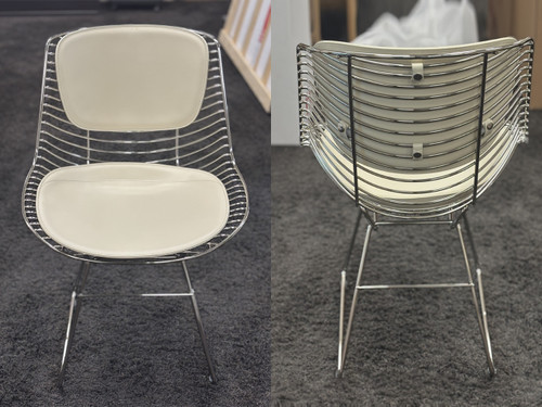 MDF Italia Flow Filo Slim Chair - Nickel Chrome
