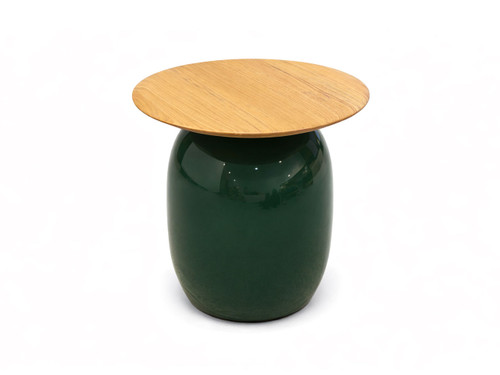 Blow Outdoor Low Side Table - Emerald