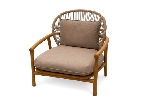 Fern Outdoor Lounge Chair - White