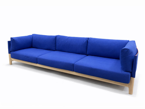 Stilt Sofa - Blue Fabric