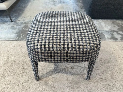 Febo Ottoman – Liseo Check Fabric 