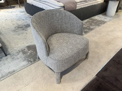 Febo Armchair – Saffira 151 Grey Fabric