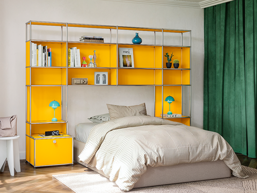 USM Haller Bedside Shelving System