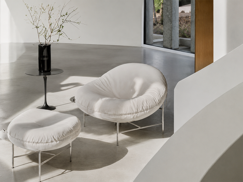 Perron Bun Lounge Chair & Ottoman
