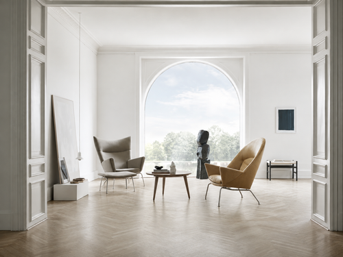 CH468 Oculus Chair & Footstool