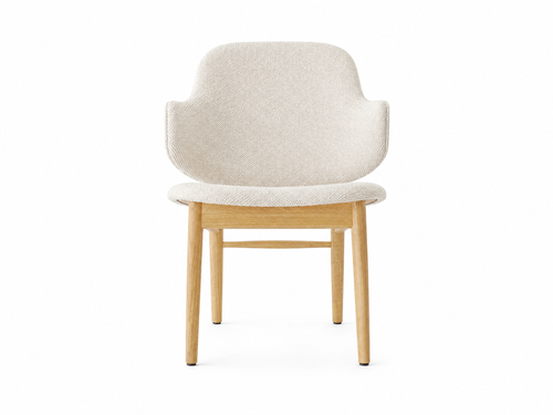 The Penguin Wooden Lounge Chair - Upholstered