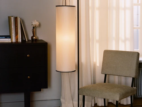 Silk Lantern Floor Lamp