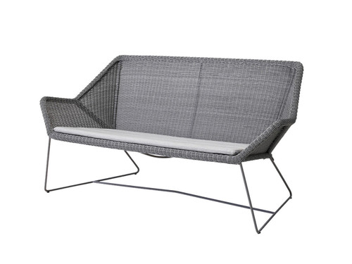 Breeze 2 Seater Sofa - Light Grey 