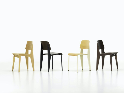 Vitra Chaise Tout Bois Chair by Jean Prouvé