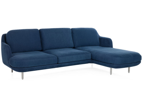 Fritz Hansen Lune Three Seater Sofa with Chaise by Jaime Hayon