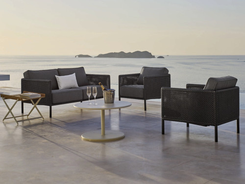Cane-Line Encore Three-Seater Sofa by Foersom & Hiort-Lorenzen MDD