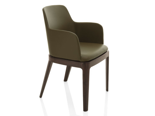 Bontempi Casa Margot Dining Chair with Arms by R&D Bontempi