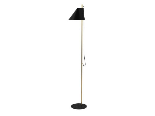 Louis Poulsen Yuh Floor Lamp - Marble Brass by GamFratesi