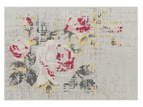 GAN Flowers Natural Rug by Charlotte Lancelot