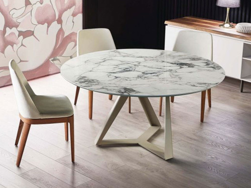 Bontempi Casa Millennium Round Dining Table by Archirivolto Design