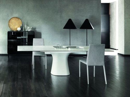 Bontempi Casa Podium Dining Table - Marble Top