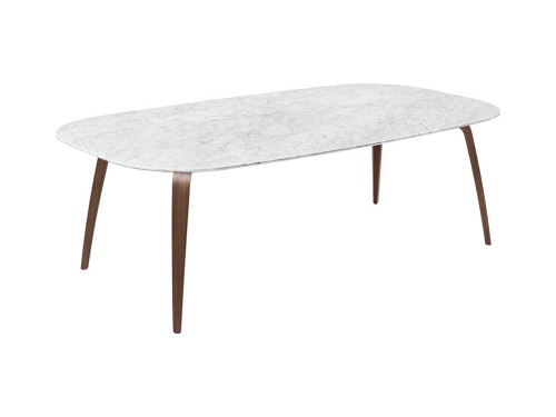 Gubi Elliptical Dining Table by Komplot Design - Marble