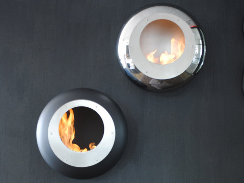 Cocoon Fires Vellum Wall Mounted Cocoon Fireplace by Federico Otero