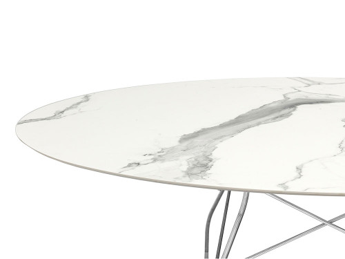 Kartell Glossy Marble Table by Antonio Citerrio and Oliver Löw
