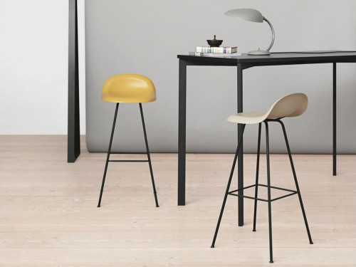 Gubi 2D Bar Stool - Centre Base by Komplot Design