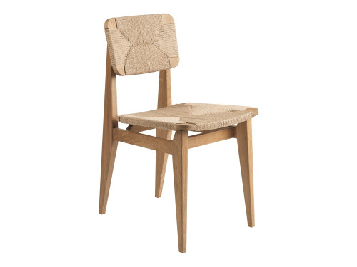 Gubi C-Chair Dining Chair - Paper Cord by Marcel Gascoin Gubi C-Chair Dining Chair - Paper Cord by Marcel Gascoin
