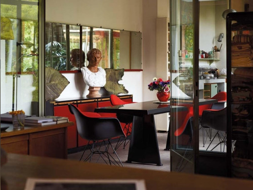 Vitra Trapeze Dining Table by Jean Prouve
