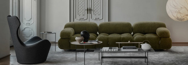 Cassina 4 Chaise Longue - Graphite Leather by Le Corbusier, Pierre Jeanneret,  Charlotte Perriand - Chaplins