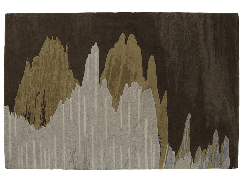 B&B Italia Istos White Botanical Silk Rug by Francesca Simen - Chaplins