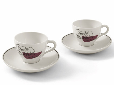 LC Service Prunier Cup and Saucer (Set of 2)