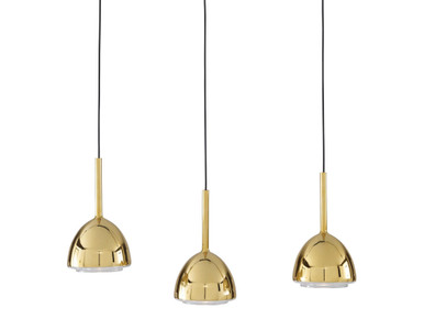 Brass Bell Pendant Lights - Quickship