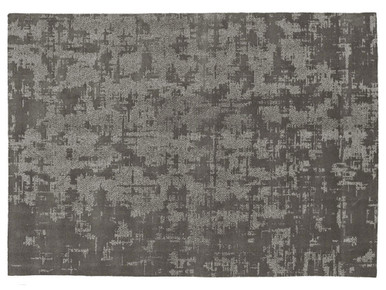 Istos Light Grey Botanical Silk Rug