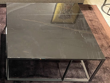 Lithos Coffee Table - Sahara Noir / Bronzed Nickel