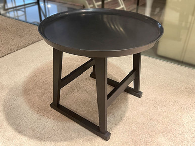 Recipio '14 Round Side Table - Shellac