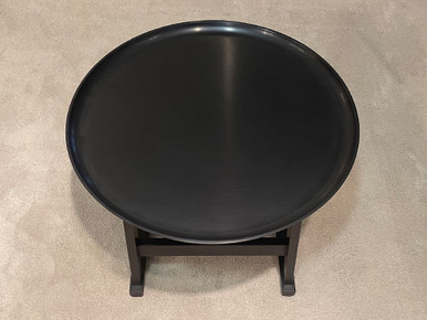 Recipio '14 Round Side Table - Shellac