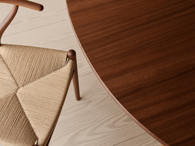 CH338 Oiled Mahogany Table