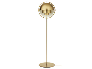 Multi-Lite Brass Floor Lamp