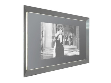Prisma Mirrored TV - Supersilver glass