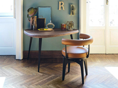 Indochine Swivel Dining Chair