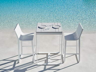 Flat Outdoor High Stool