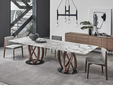 Infinity Rectangular Dining Table Rock Top