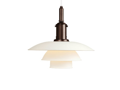 PH 3½ - 3 Pendant Light - White metal